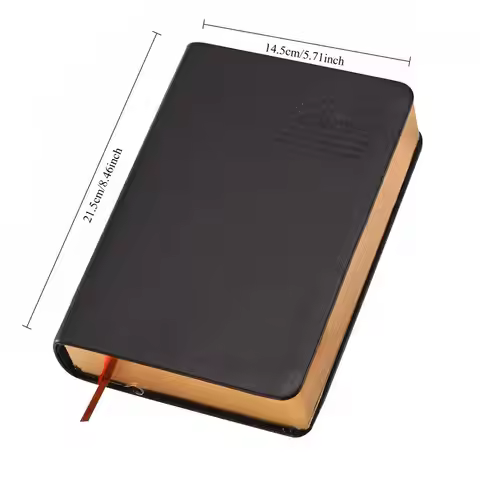 1Pc Vintage Thick Paper Notebook Notepad Leather Bible Diary Book Zakka Journals Agenda Planner Scho