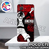 AC6/Case poco C71/ ANIME Motif/softcase poco C71/casing poco C71/silicone poco C71