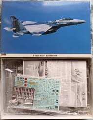 收藏品出清~未組合模型 1/48日本航空自衛隊F-15J鷹式戰鬥機 假想敵部隊 長谷川出品