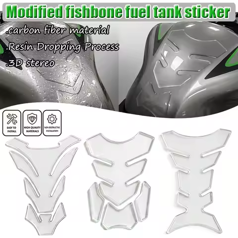 Fit For S1000RR XR Hp4 F850/750/650GS G310GS R1250 K1600 R1200 GS 3D Motorcycle Transparent Tank Pad