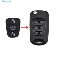 DARNELL Remote Car Key Shell Kia K2 K5 Hyundai I10 I20 I30 IX35 for Kia Key Pad Cover Case Car Flip Key for Hyundai Rubber Button Pad