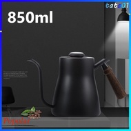 304 stainless steel coffee hand pot with handle coffee pot thickened long mouth slender pot