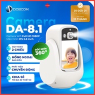 Camera Gọi Video Call 2 Chiều Có Màn Hình Doscom DA8.1 - Camera Wifi Quan Sát Trẻ Em Người Già