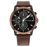 Tommy Hilfiger Jameson Le Brown Leather Strap Analog Watch TH1792152