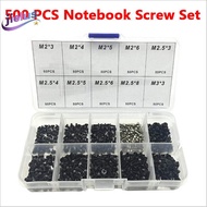 [Jielus] 500pcs laptopputer screws set universal screw m2 m2.3 m3 PK