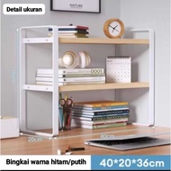 KAYU Multipurpose Wooden Shelf/Nordic Style Shelf 40cm x 20cm Width/Portable Cosmetic Shelf Statione