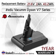 MLIFE - รับประกัน 1 ปี - แบตเตอรี่ Dyson V7 เครื่องดูดฝุ่น 21.6V 2Ah สำหรับ Battery Dyson V7 Motorhe