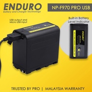 ENDURO NP-F970 Pro USB Lithium Battery NEW [READY STOCK]
