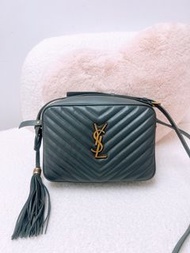 (尖沙咀門市💖) 近新 YSL lou camera bag 灰色流蘇相機包