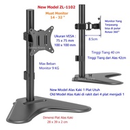 ZL-1102 STANDING BRACKET FOR TABLE 1 ARM FLAT MONITOR 13-27 in monitor stand