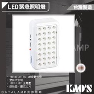 【阿倫燈具】(UKDS04)KAO'S 壁掛緊急照明燈 台灣製造 消防署認證 可使用90分鐘以上