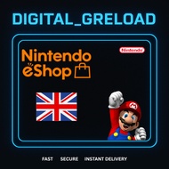 Nintendo UK eShop Gift Card | 10–50 GBP |  Top Up Nintendo Account