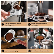 Bottomless Portafilter 54mm for Series and Espresso Machines Portafilter with Filter Basket