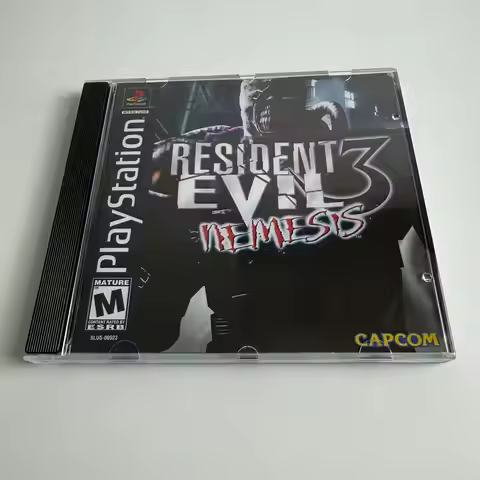 High-quality reproduction disc for Sony PS1: Resident Evil 3: Nemesis (US Vibration Version, No Manu