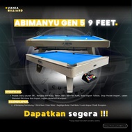 Meja Billiard 9ft Lokal Abimanyu Gen 5 Replika Mr Sung | MEJA BILYAR LOKAL 9FEET MEJA BILLIARD 9FIT 