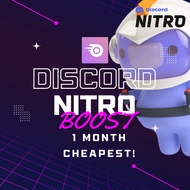 DISCORD NITRO BOOST CHEAP (CHAT FIRST)