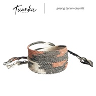 Best quality ethnic traveler woven bracelet - Nero series - woven travel bracelet