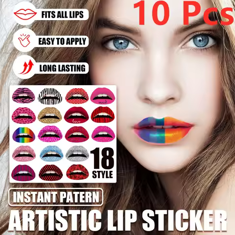New Style Lip Tattoos Temporary Sticker, Eco Friendly Makeup Sticker Instant Art Sticker Transfer Ma