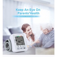 Digital Blood Pressure Monitors Fully Automatic Wrist Blood Pressure Monitor with Wristband Automatic Wrist Electronic Blood Pressure Monitor Perfect for Health Monitoring