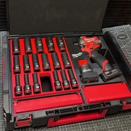 3D Printing Lining Adapt to FUEL Toolbox M12 FIW12 Impact Wrench+Socket Set Storage