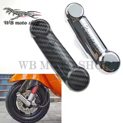 For Vespa GTS300 GTV Sprint Primavera LX 150 2017-2020 Motorcycle Front Shock Absorber Cover Carbon