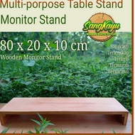 Guaranteed Hot Selling Wooden monitor stand Computer monitor stand 80x20x10 monitor stand / laptop Desk stand || Monitor Desk || Minimalist monitor Desk