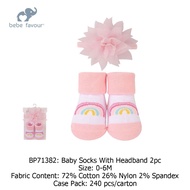 Bebe Favour Baby Socks With Headband 2Pc - BP71382
