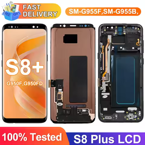 S8 Plus Super AMOLED Display Screen Replacement for Samsung Galaxy S8+ G955F G955FD Lcd DIsplay Digi