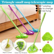 180 Degree Rotating Triangle Cleaning Mop, Ceiling &amp; Wall Cleaning Brush, Mop, Dust Brush, Household Cleaning Tools