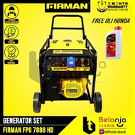 Firman Genset Fpg 7888 Hd Generator Set 5000 Watt 6250 Va Fpg7888