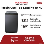 POLYTRON Mesin Cuci 1 Tabung Zeromatic Laguna series Hijab 10 KG PAW 1029Y