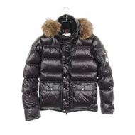 MONCLER HUBERT 羽絨外套 4193215 尼龍 黑色 二手 男款