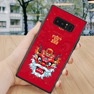 Samsung Note 8 Palace Glass Case Ha Phat Tai Fortune Lucky Case CNY