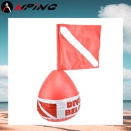 [ANPING] Inflatable Diving Float Buoy Red High Visibility Flag Self Free Safety