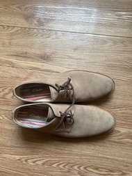 CLARKS 麂皮牛津鞋