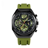 คุณภาพสูง FidoDido Seven up Eagle Eye Knight หกมือผู้ชายนาฬิกาข้อมือควอตซ์ FD2334 Stylish Design แบร