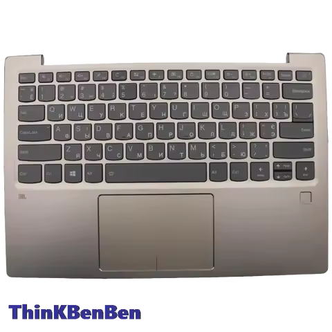 UKR Ukrainian Keyboard Champagne Upper Case Palmrest Shell Cover For Lenovo Ideapad 720S -13 13IKB 1