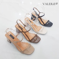 VALERIE 6cm Tofu Heel Sandals V511-A5 Dove 35-40