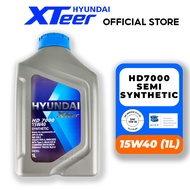 HYUNDAI XTEER HD7000 10W40/15W40 (1L/6L) Semi Synthetic Engine Oil API CI-4/SL for Heavy Duty Diesel