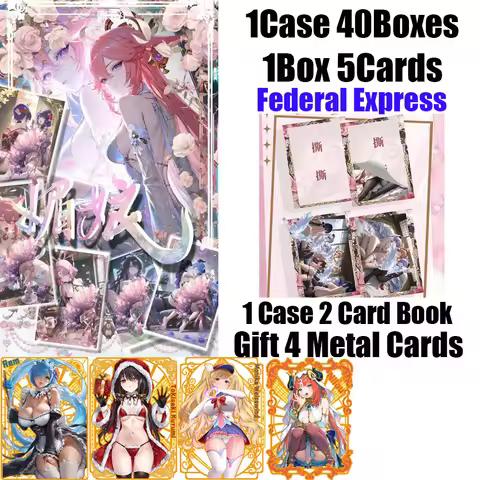 2025 Lastest A5 Size Charm Lady Collection Card Board Set Tear Card Redecptions Goddess Story Waifu 