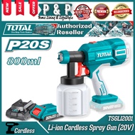 Total Li-ion Cordless Spray Gun Set (20V) TSGLI2001