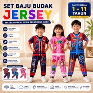 READY STOCK (2Y-9Y) ARMY Jersey Kids Pajamas - Pyjamas Sleepwear Boys Baju Tidur Askar Budak Kanak-K