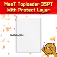MeeT 3”x4” Toploader 35PT with Layer, MeeT附膜卡夹 35PT,  KPOP,  PTCG, MTG, DIgimon Sports&amp;Trading Card TCG Accessories