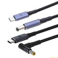 SUN Type C Male Input to DC5 5mm x 2 1mm 5 5mm x 2 5mm Male Power Charging Cable