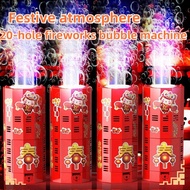 Automatic Fireworks Bubble Machine With Realistic Firecracker Sound Effect, Lights And Bubbles Effec