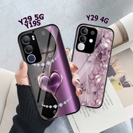 HP Vivo Y29 4G Y29 5G Y19S Y400 Y18 Y03 Y72 5G Y52s Y27s Y100 Flower Phone Case - Beautiful Flower -