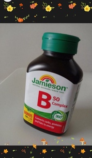 母親節優惠 @ Jamieson Vitamin B Complex B50   加拿大 增美神  120粒裝 加大裝  B50 Complex 維他命 B雜丸  促進活力  心境健康    到期日 