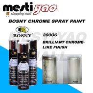 Bosny Chrome Spray Paint 200cc/Cat Sembur