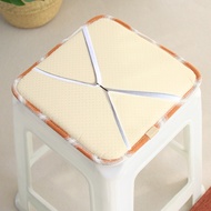 [in stock] Home Plastic Stool Restaurant Bench Cushion Fengyuan Small Square Stool Thin Sponge Seat 