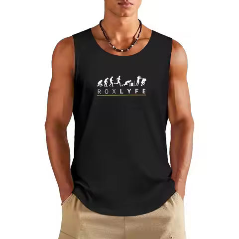 HYROX - ROX LYFE (evolution white) - Rox Lyfe - For HYROX Fans and Athletes Tank Top sleeveless vest